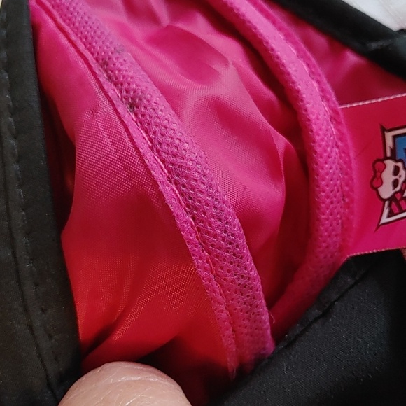 💚Monster High Black & Silver Crossbody Bag - Picture 13 of 15